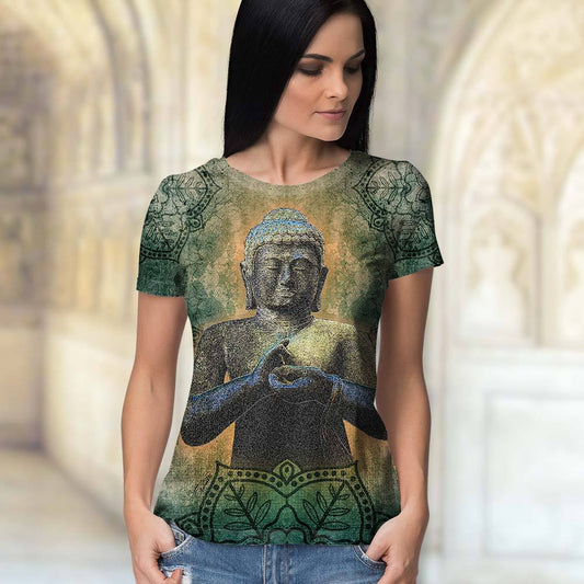 Buddha in Mudra Women's T-shirt