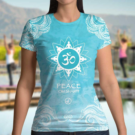 Om Shanti, Peace Women's T-shirt